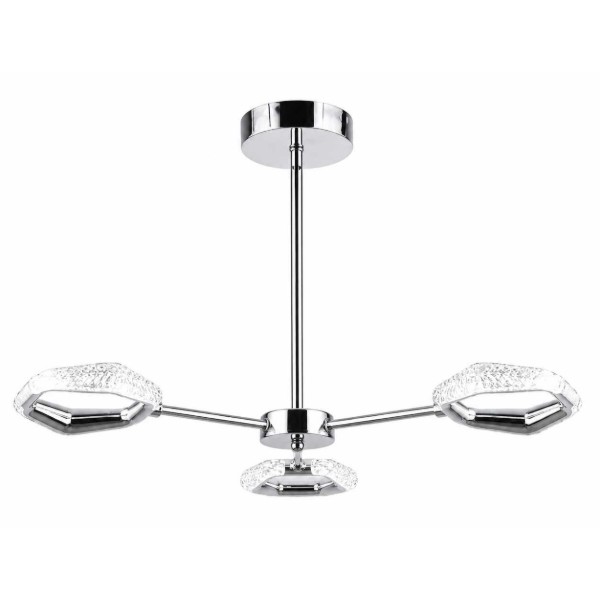 Фото - Люстра Sirius B YH1304/3 CH 18W хромовая